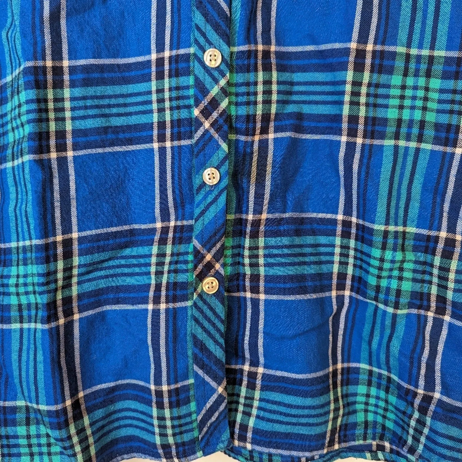 American Eagle Outfitters Plaid Button Front Shirt - Small