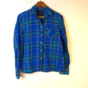 American Eagle Outfitters Plaid Button Front Shirt - Small