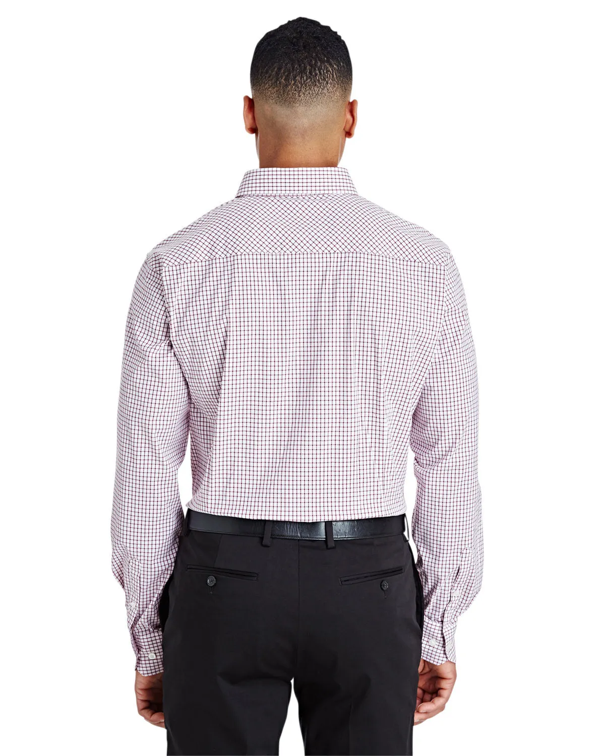 Devon & Jones CrownLux Performance™ Men's Micro Windowpane Shirt