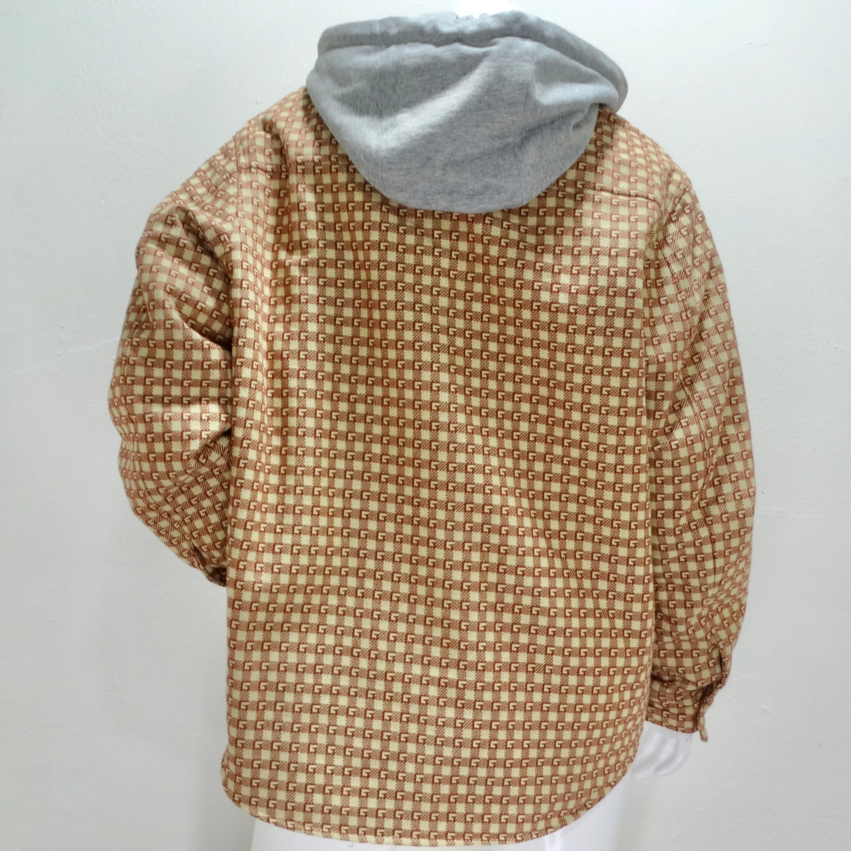 Gucci GG Monogram Hooded Jacket