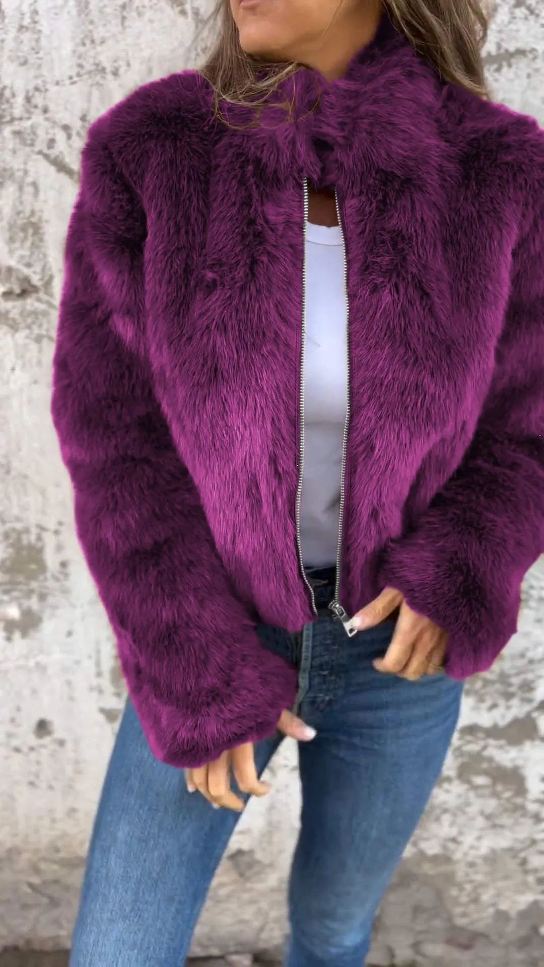 Maggs | Faux Fur Warm Coat