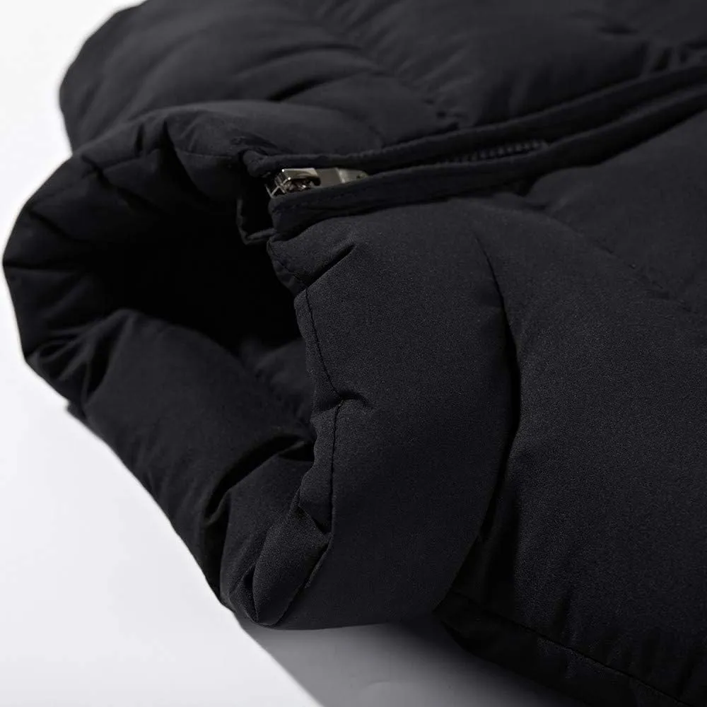 Men's Puffer Vest Casual Vest Winter Jacket With Pocket Solid Color Outdoor Vest Top Riding Skiing Fishing Puffy Vests, S-6XL
